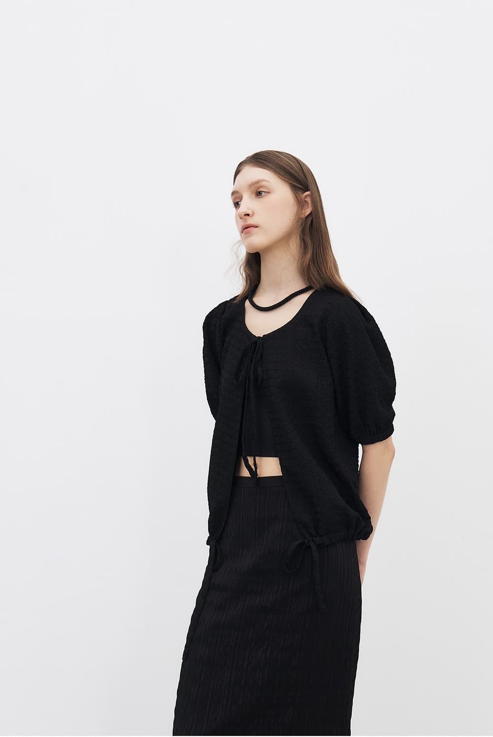TFR VOLUME WRINKLE BLOUSE_BLACK — vue 11