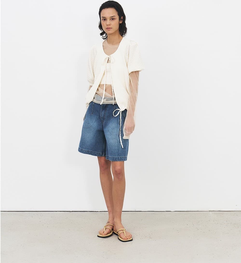 TFR VOLUME WRINKLE BLOUSE_IVORY — vue 6