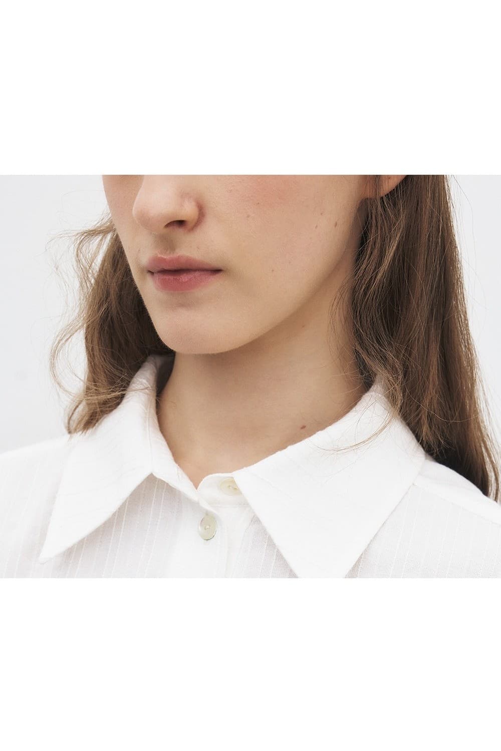 TFR STRIPED SHIRT DRESS_WHITE — vue 5
