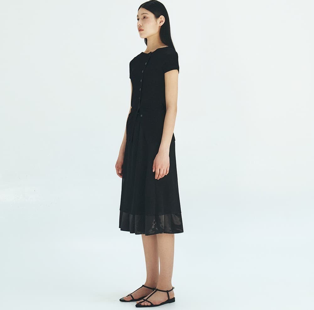 TFR SATIN LAYERD SKIRT_BLACK — vue 9