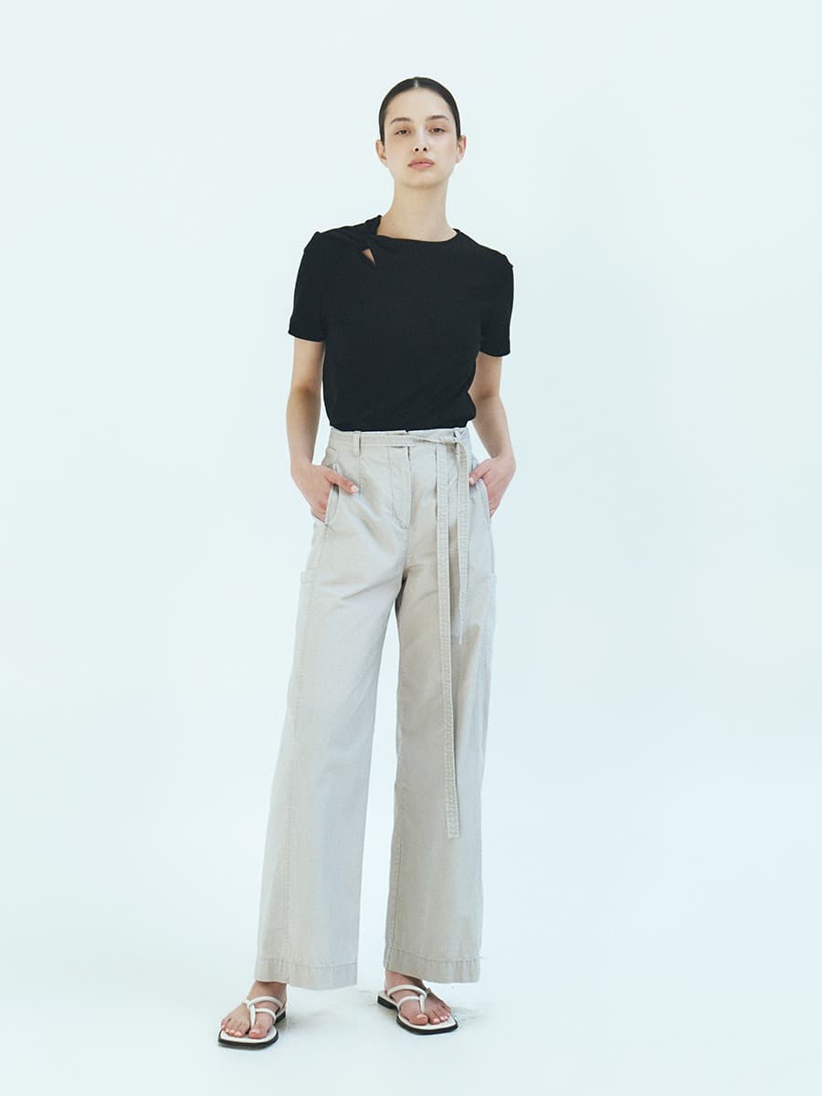 TFR COTTON TWISTED TOP_BLACK — vue 4