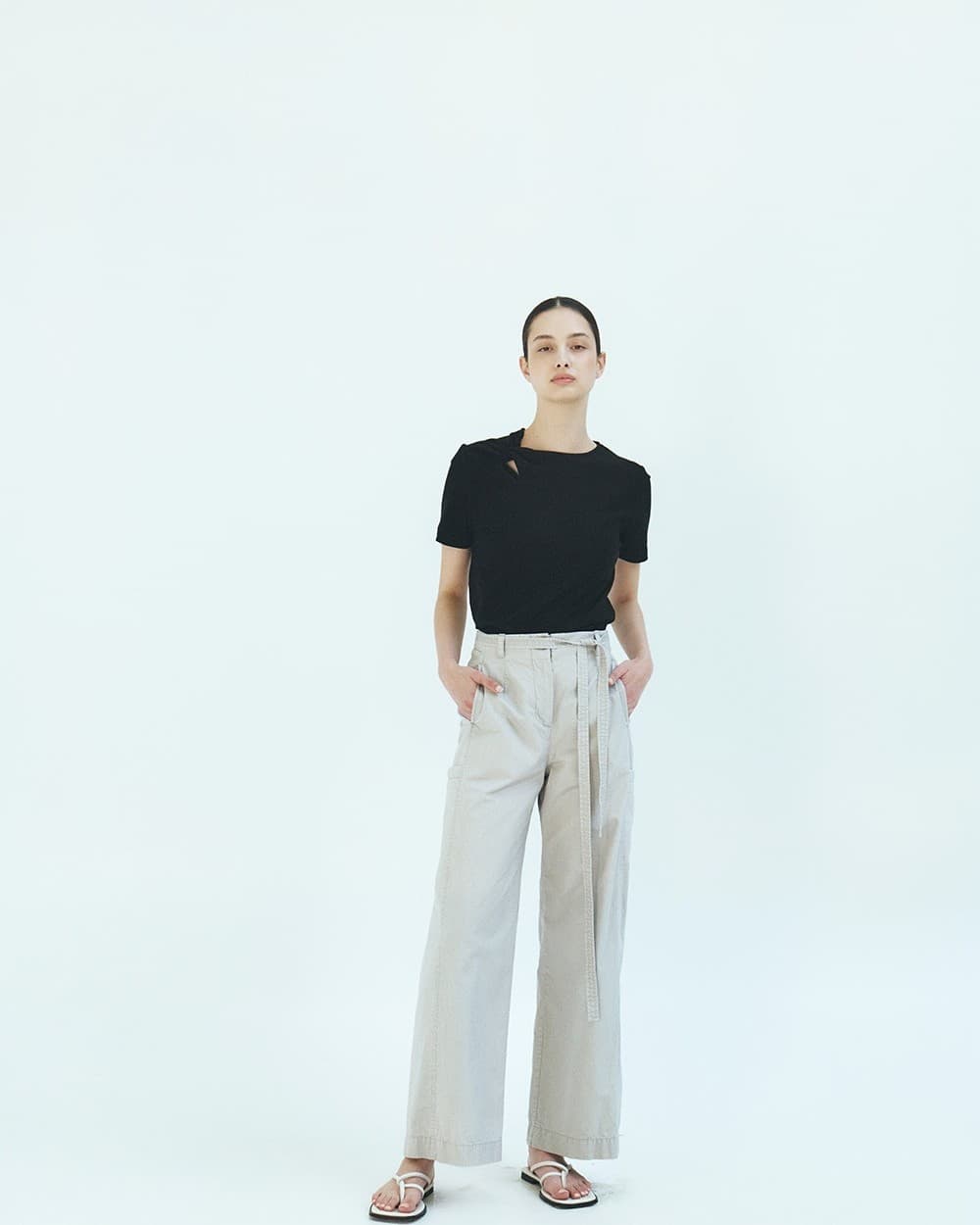 TFR COTTON TWISTED TOP_BLACK — vue 6