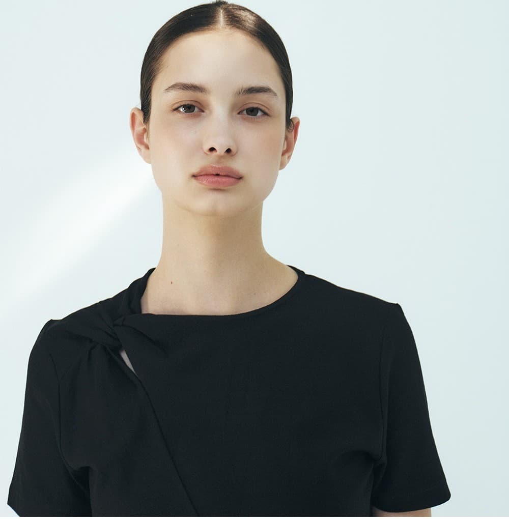 TFR COTTON TWISTED TOP_BLACK — vue 11
