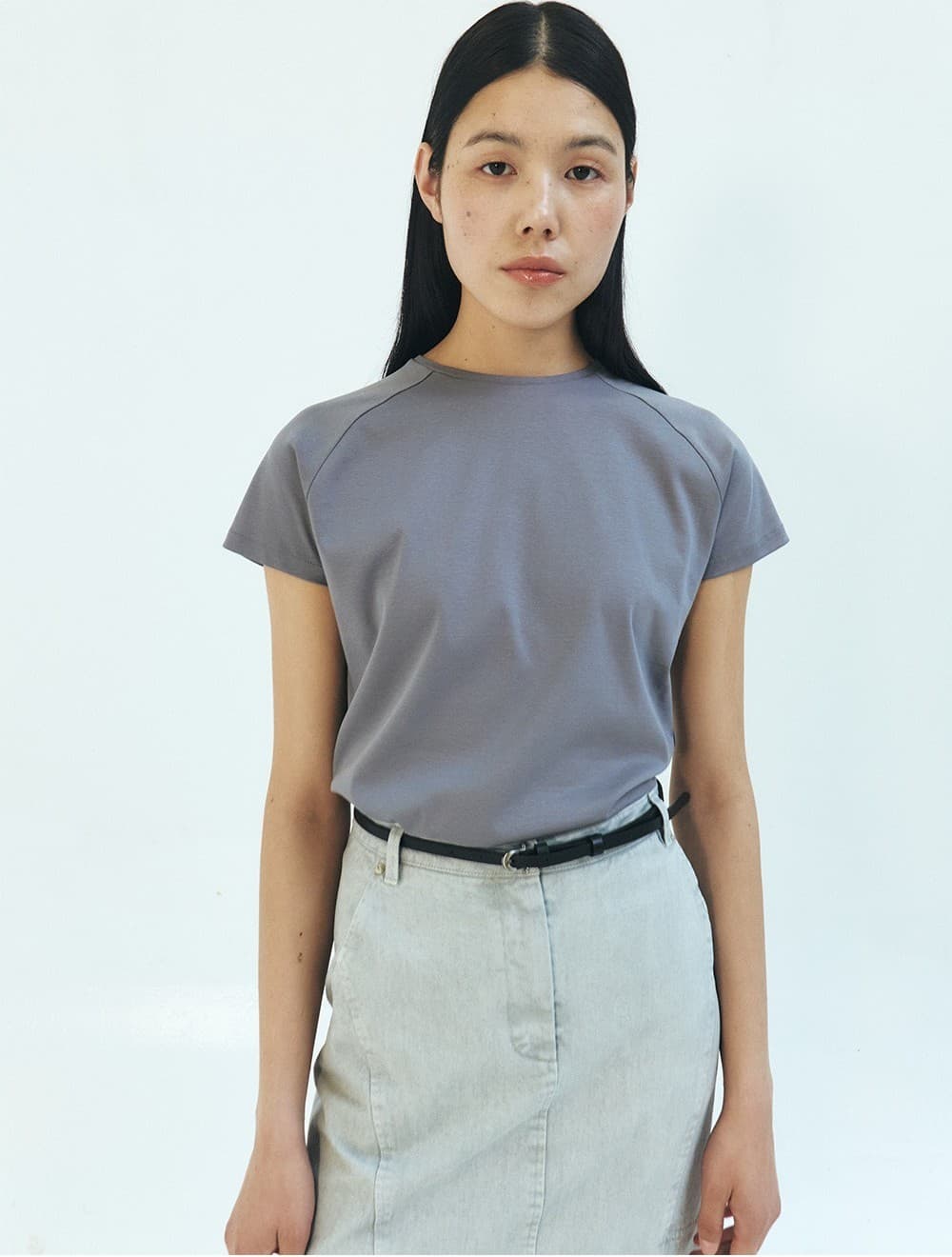 TFR SILKET RAGLAN CAP SLEEVE TOP_SMOKE BLUE — vue 5