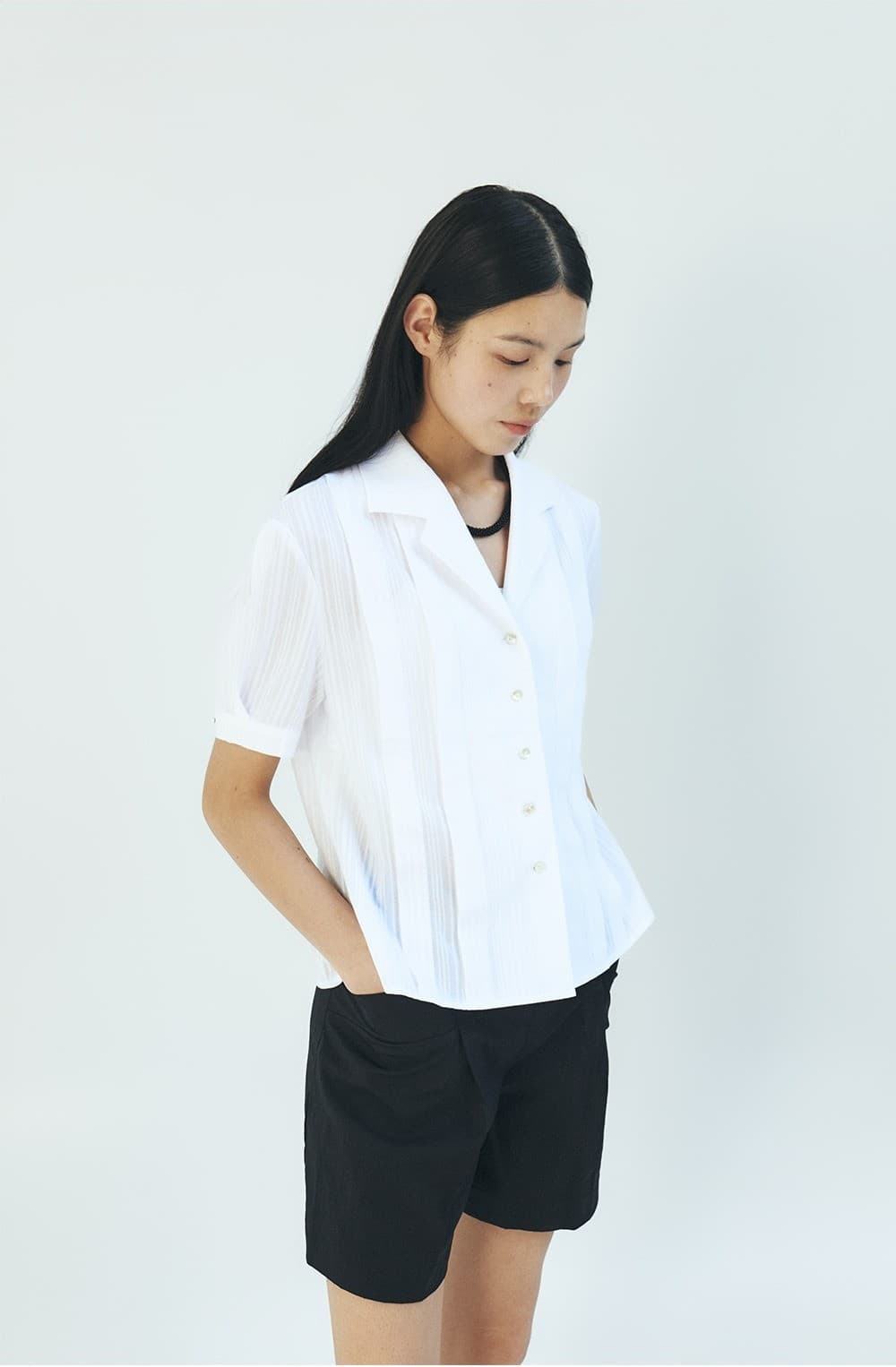 TFR STRIPE COLLAR SHIRT_WHITE — vue 10