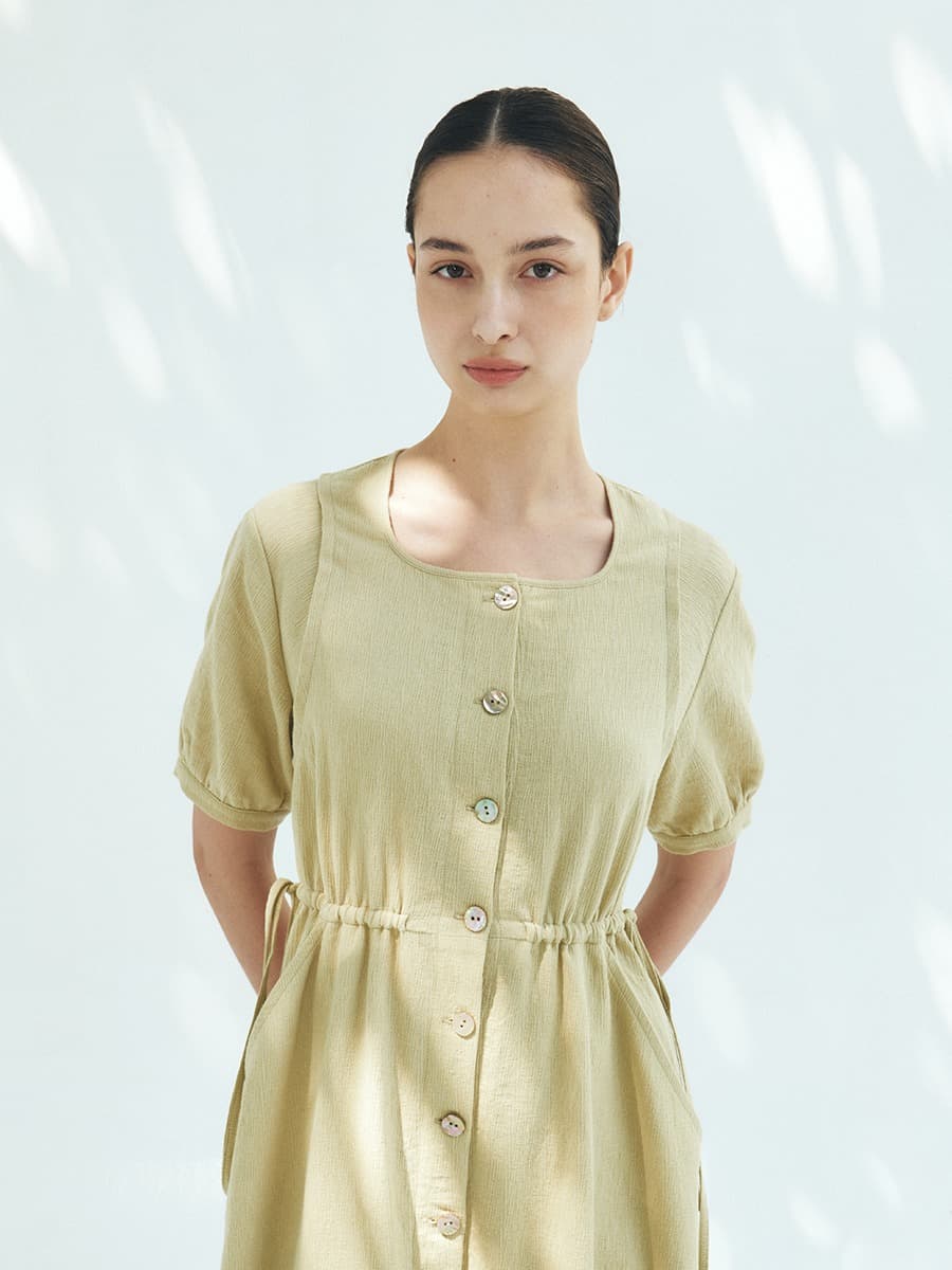 TFR ARMHOLE STITCH DRESS_MINT — vue 4