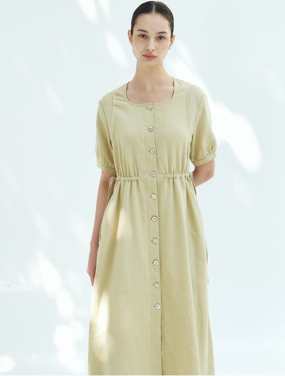 TFR ARMHOLE STITCH DRESS_MINT — vue 5
