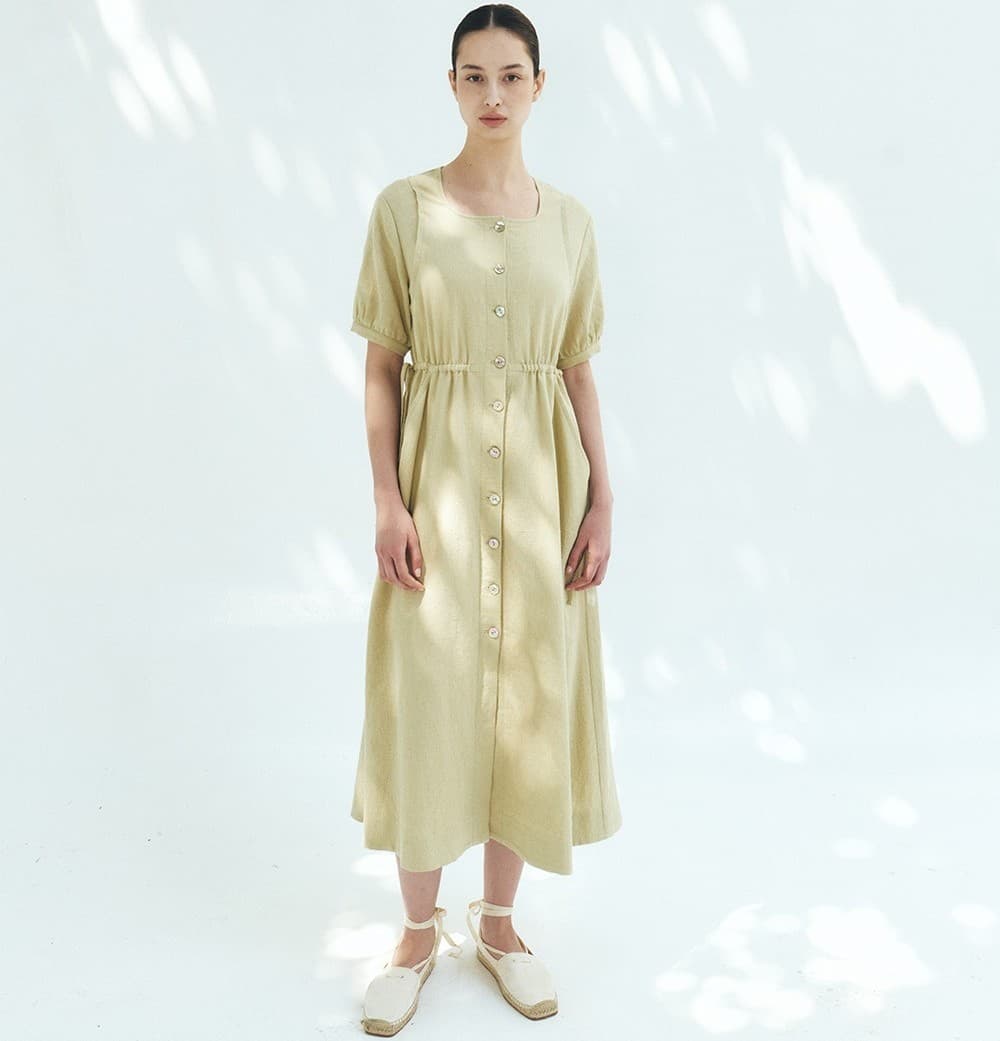 TFR ARMHOLE STITCH DRESS_MINT — vue 6