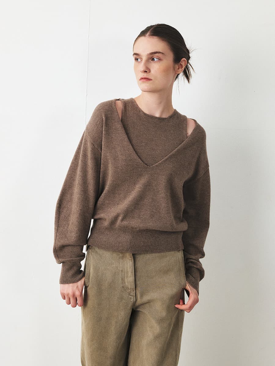 TFF RIVET DIVIDED DYEING DENIM_MOCHA — vue 2