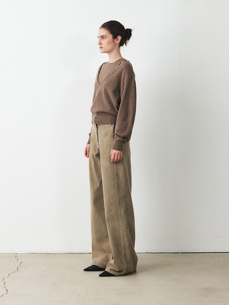 TFF RIVET DIVIDED DYEING DENIM_MOCHA — vue 3