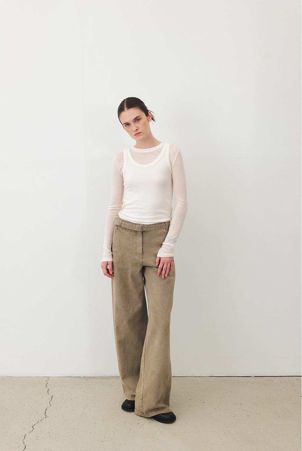 TFF RIVET DIVIDED DYEING DENIM_MOCHA — vue 6