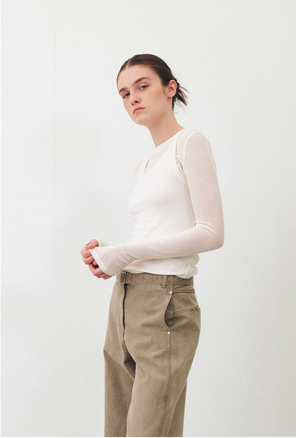 TFF RIVET DIVIDED DYEING DENIM_MOCHA — vue 10