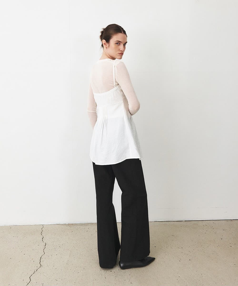 TFF COTTON WIDE FLARE TROUSERS_BLACK — vue 9