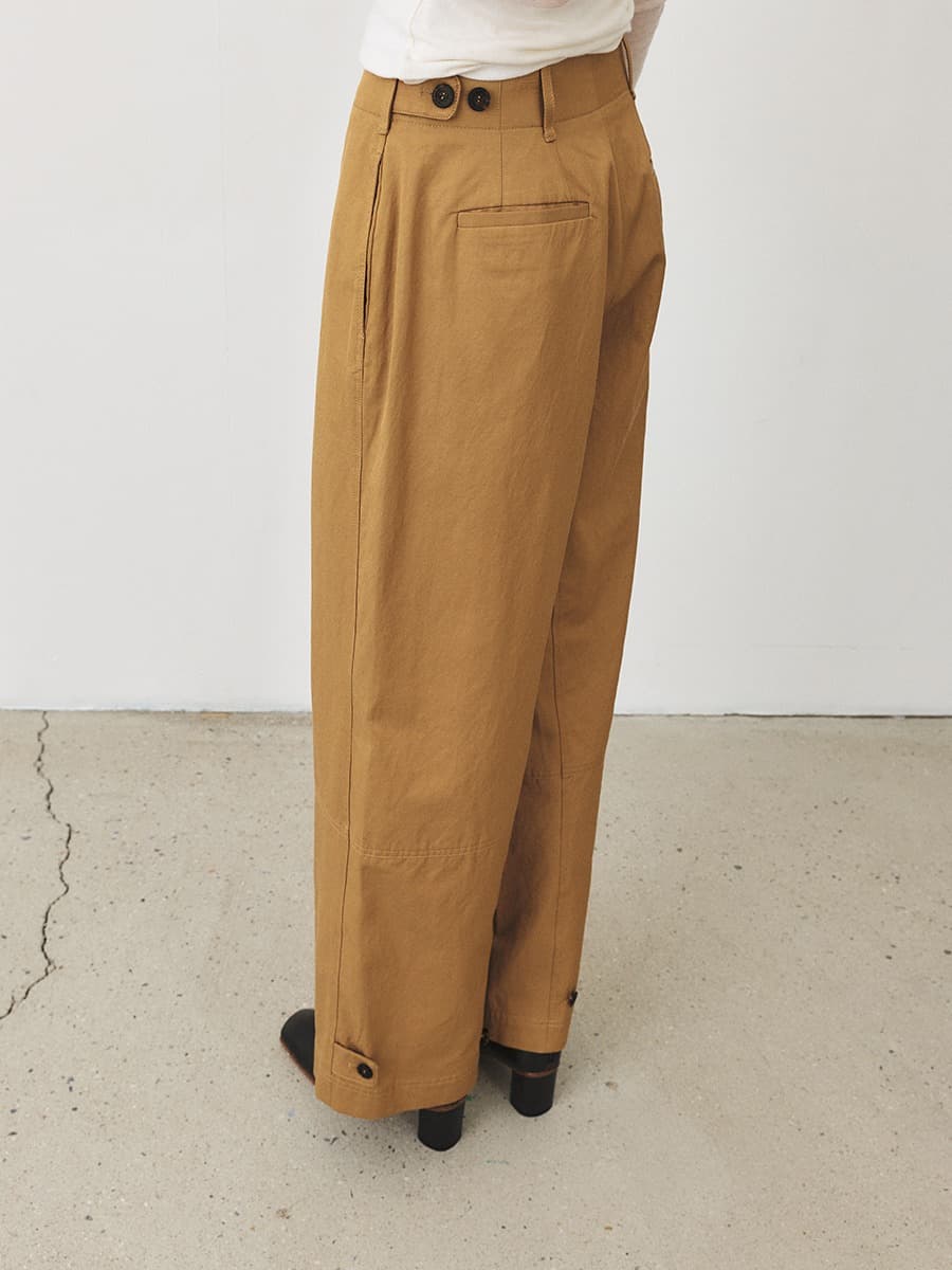 TFF CURVE SEAM PANTS_ BRONZE — vue 4