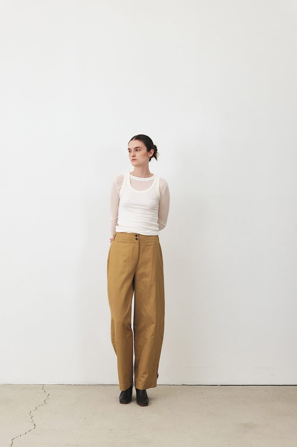 TFF CURVE SEAM PANTS_ BRONZE — vue 5