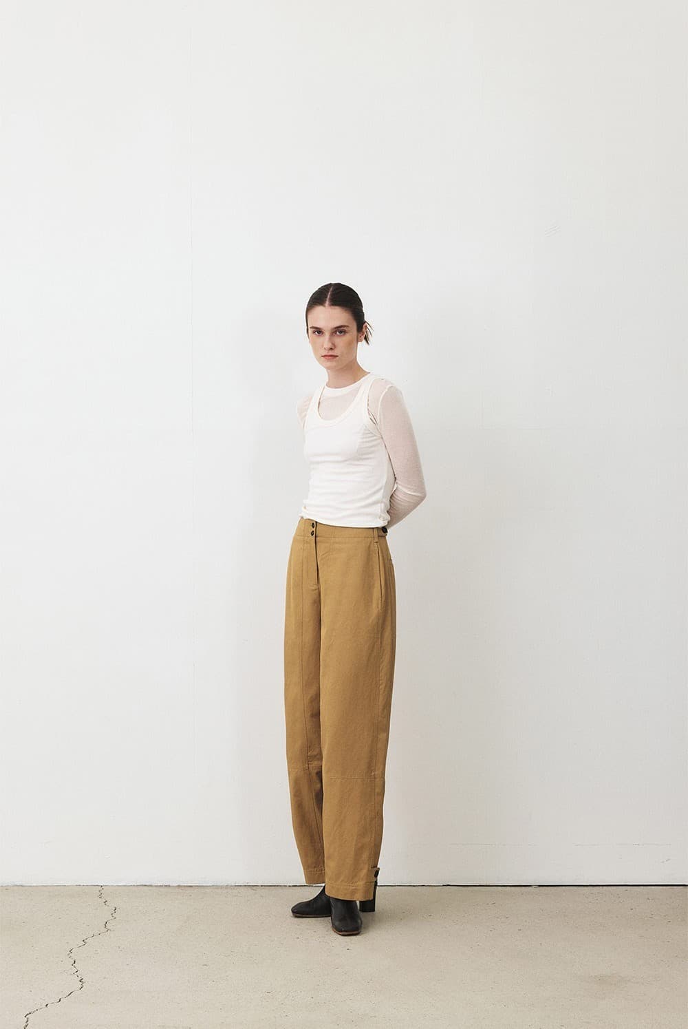 TFF CURVE SEAM PANTS_ BRONZE — vue 7