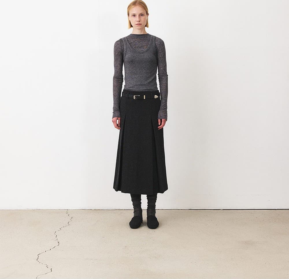 TFF SLEEVELESS LAYERED TOP_CHARCOAL — vue 6