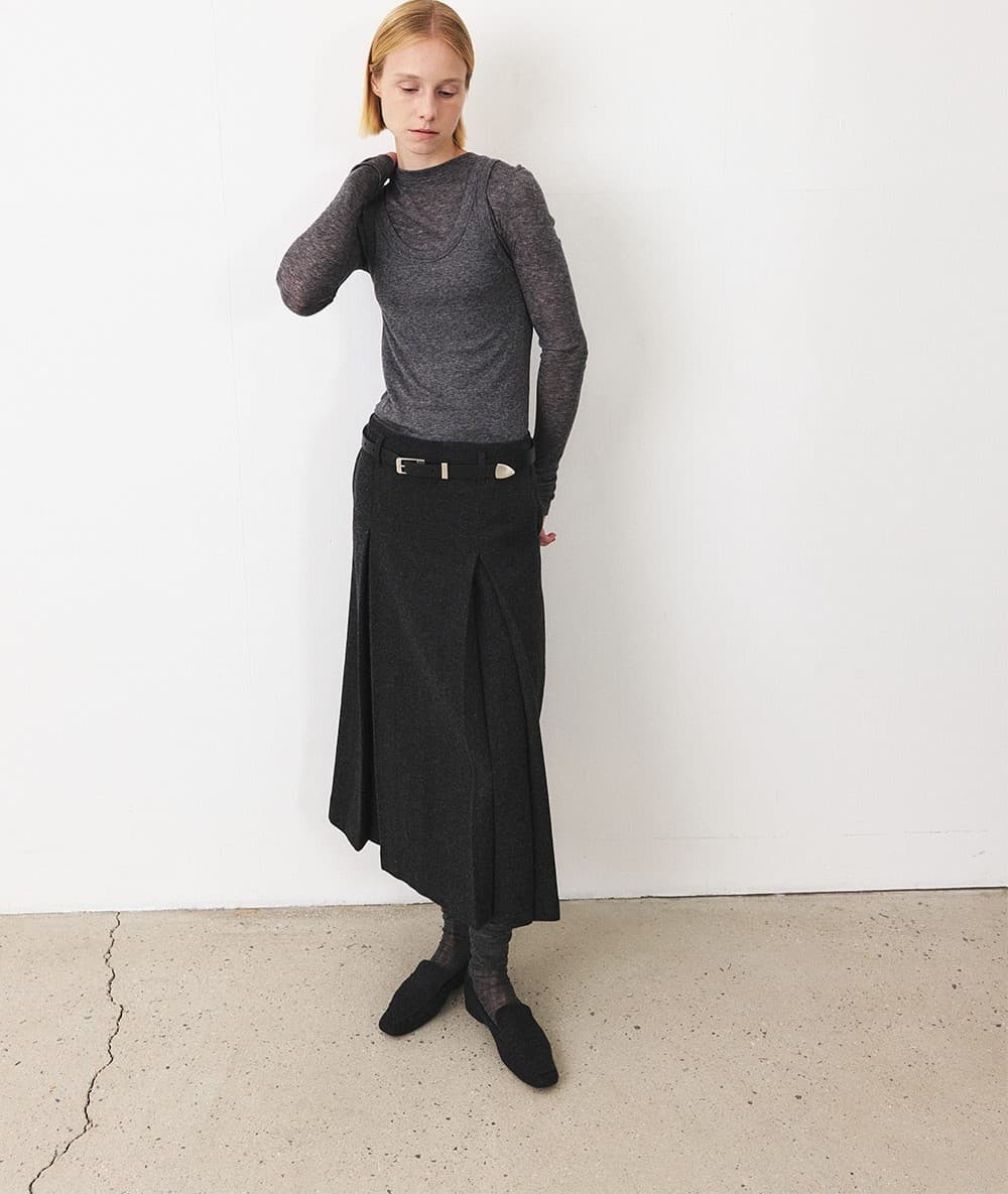TFF SLEEVELESS LAYERED TOP_CHARCOAL — vue 7