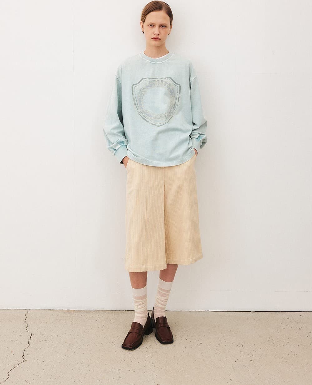 TFF PIGMENT DYEING LAUREL TOP_MINT — vue 8