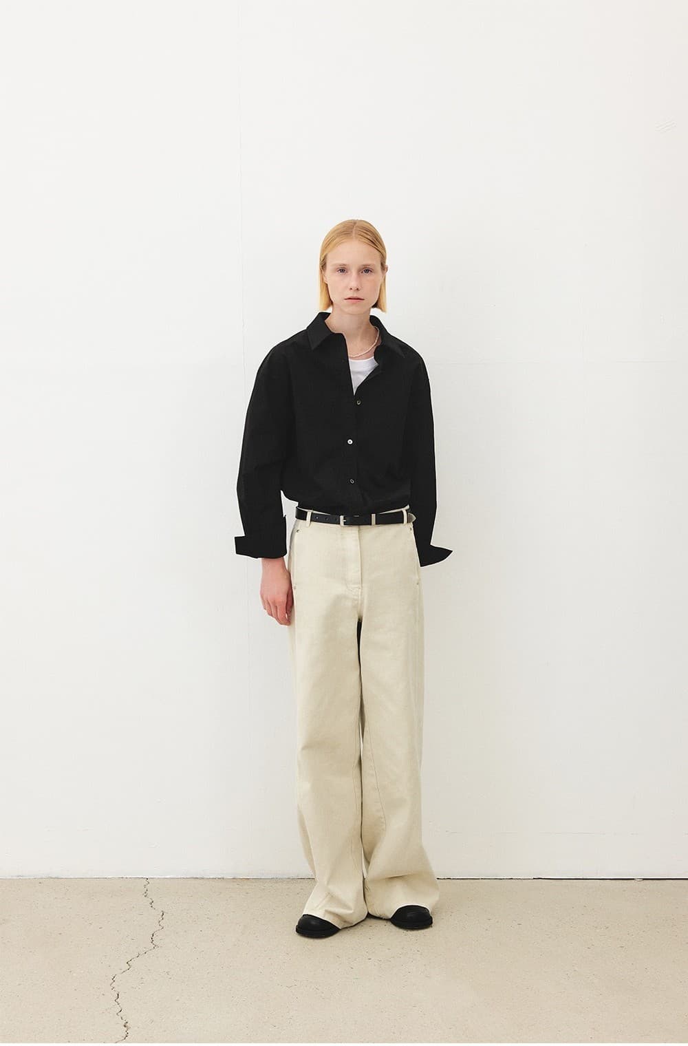 TFF OVER FIT POCKET SHIRT_BLACK — vue 6