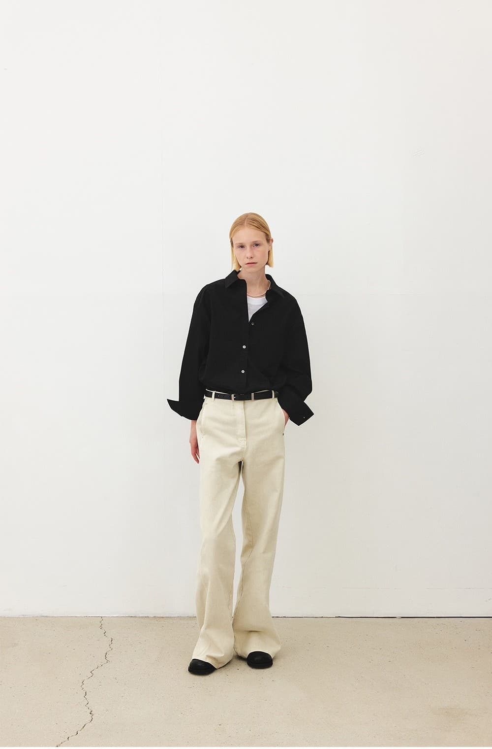 TFF OVER FIT POCKET SHIRT_BLACK — vue 7