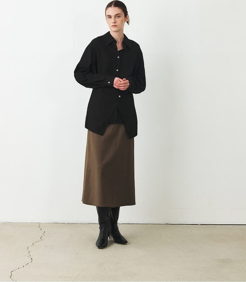 TFF WRAP LAYERED SHIRT_BLACK — vue 6