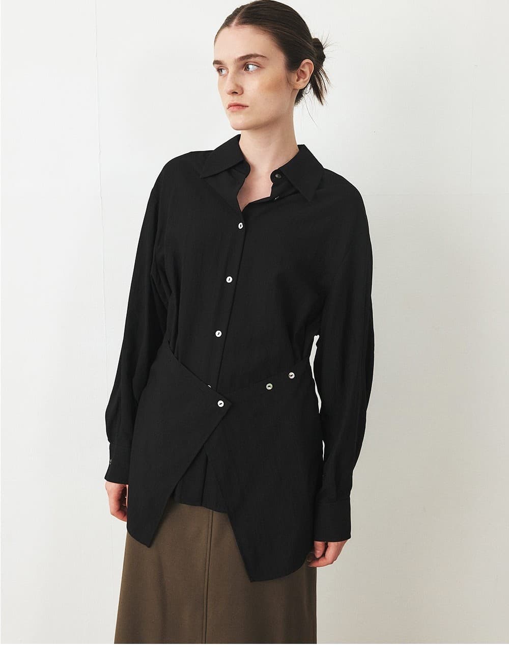 TFF WRAP LAYERED SHIRT_BLACK — vue 8