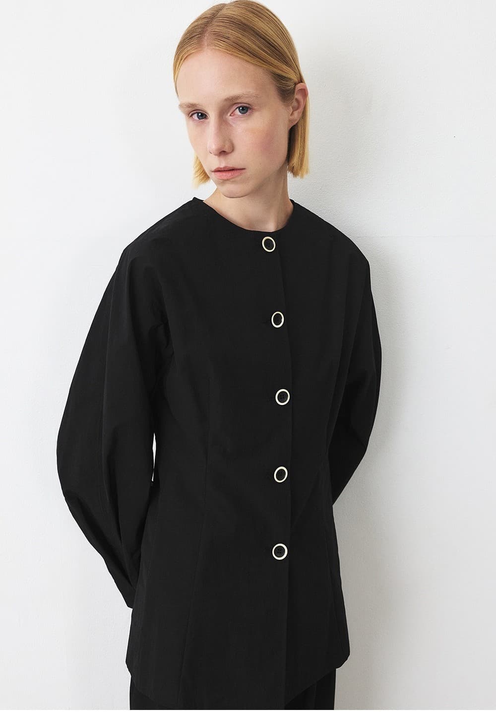 TFF ROUND NECK LINE BLOUSE_BLACK — vue 11