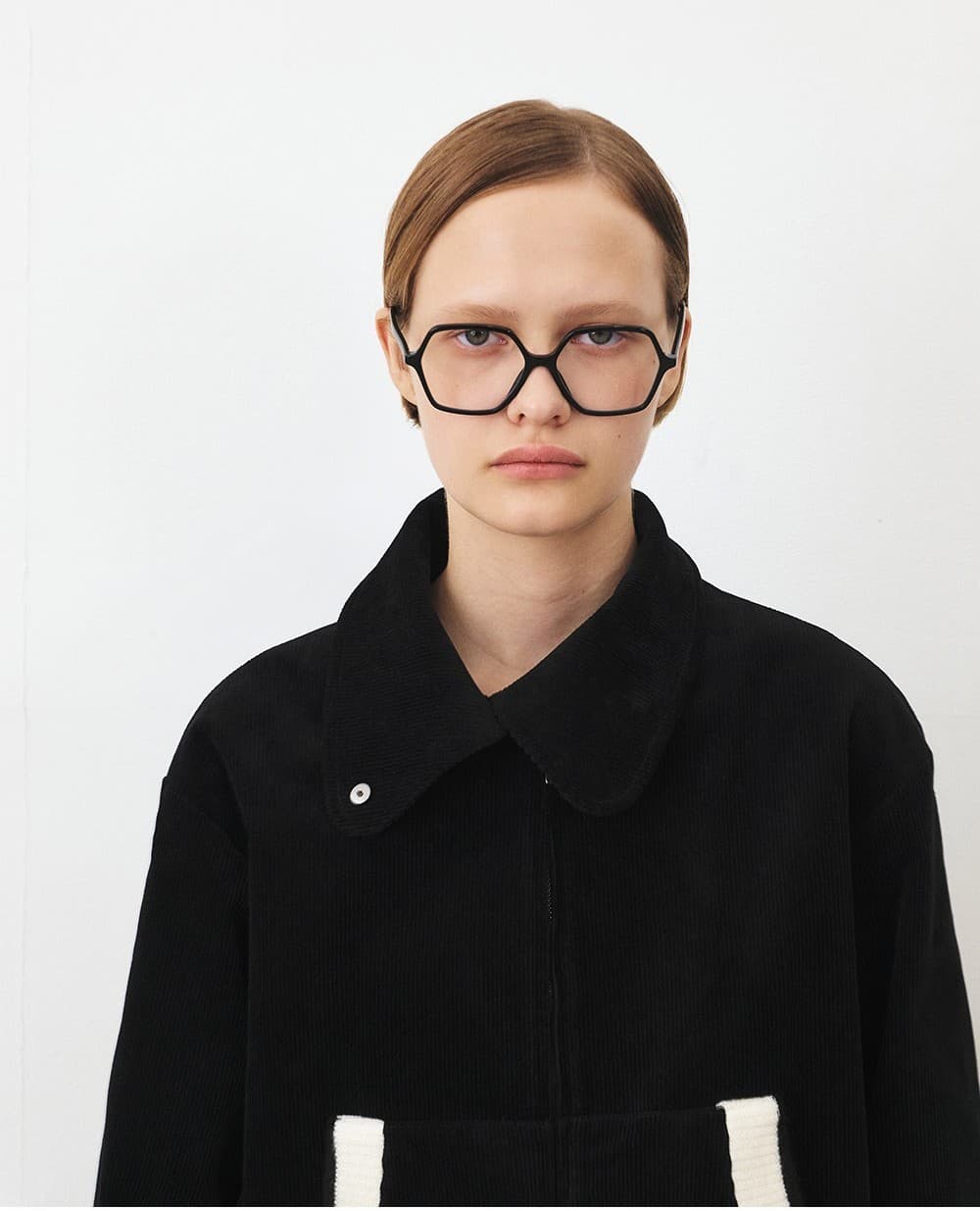 TFF CORDUROY BLOUSON JUMPER_BLACK — vue 9