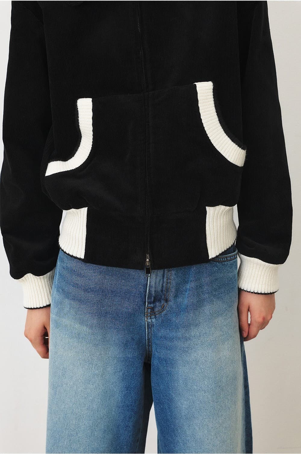 TFF CORDUROY BLOUSON JUMPER_BLACK — vue 10