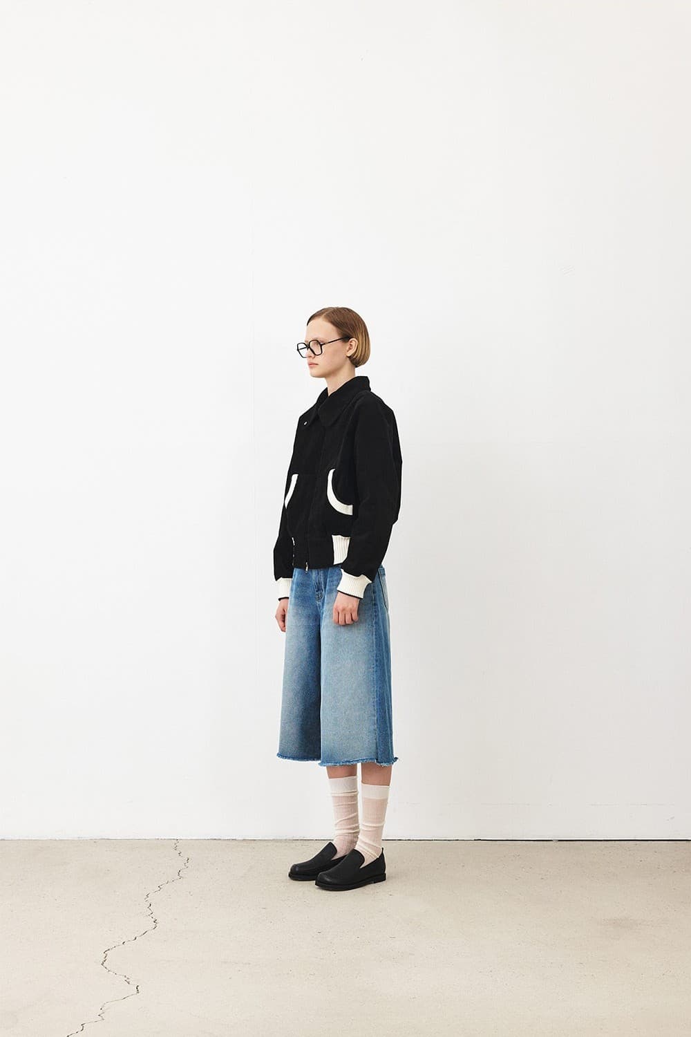 TFF CORDUROY BLOUSON JUMPER_BLACK — vue 11