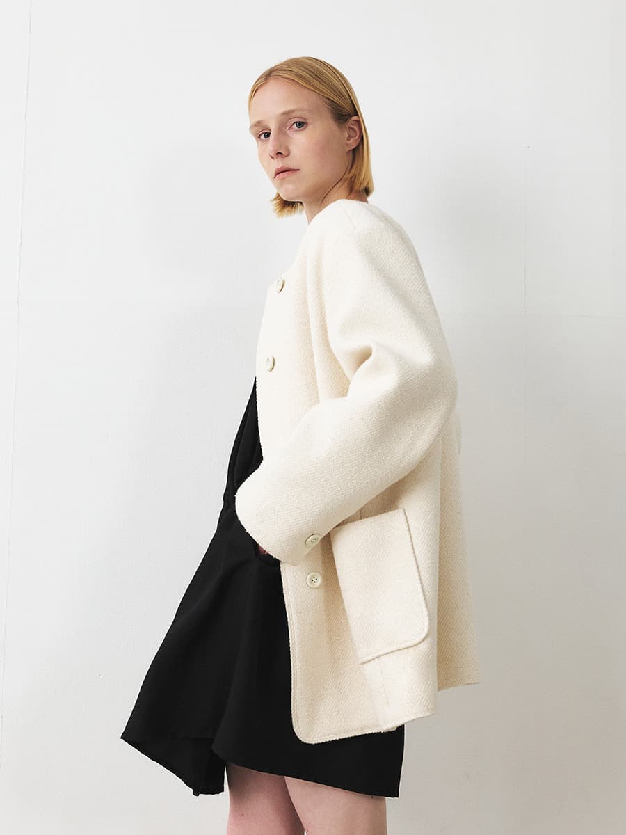 TFF TWEED OVERFIT JACKET_IVORY — vue 2
