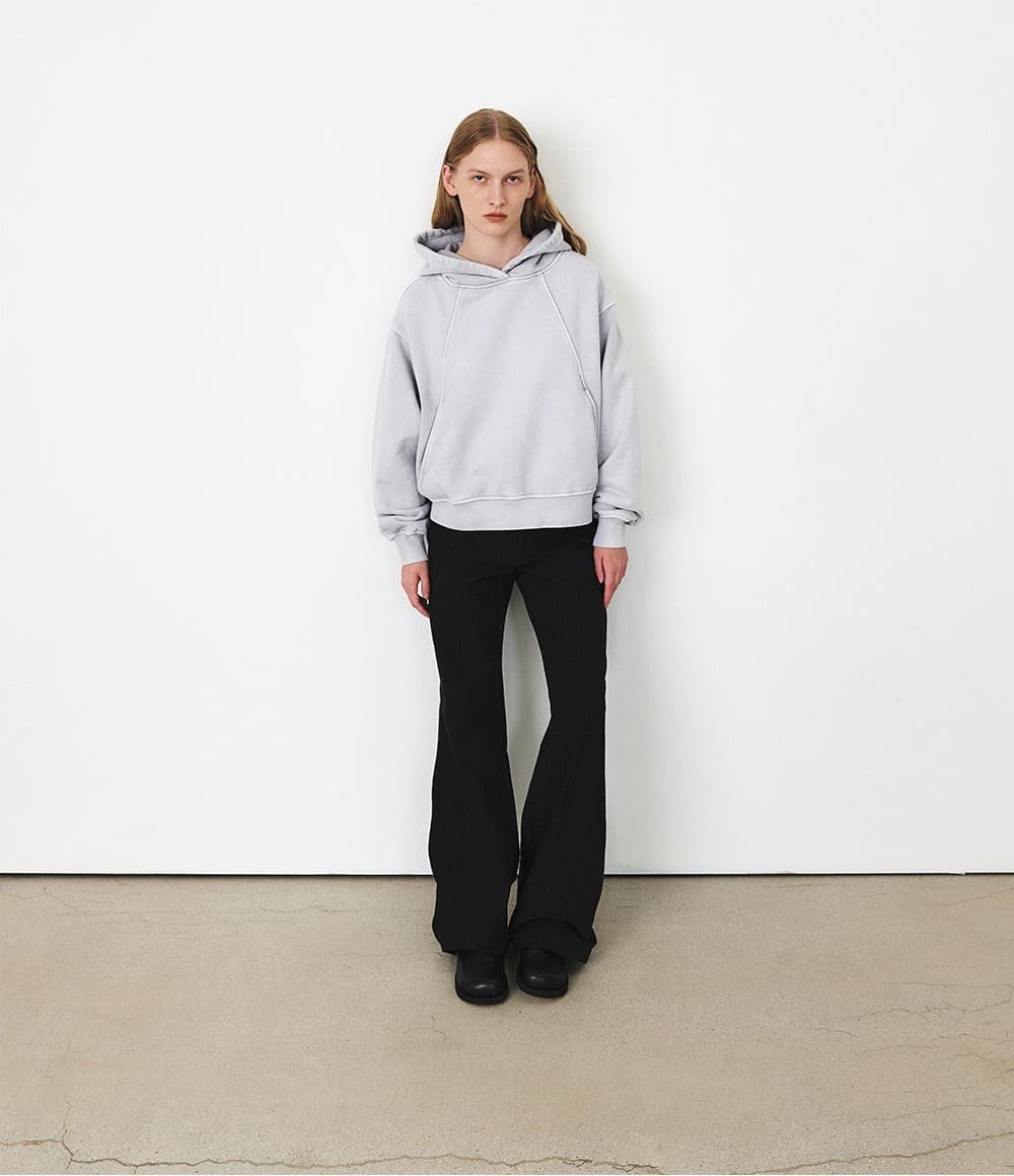 TFF DIVIDED DYEING RIVET HOODIE_LAVENDER — vue 5