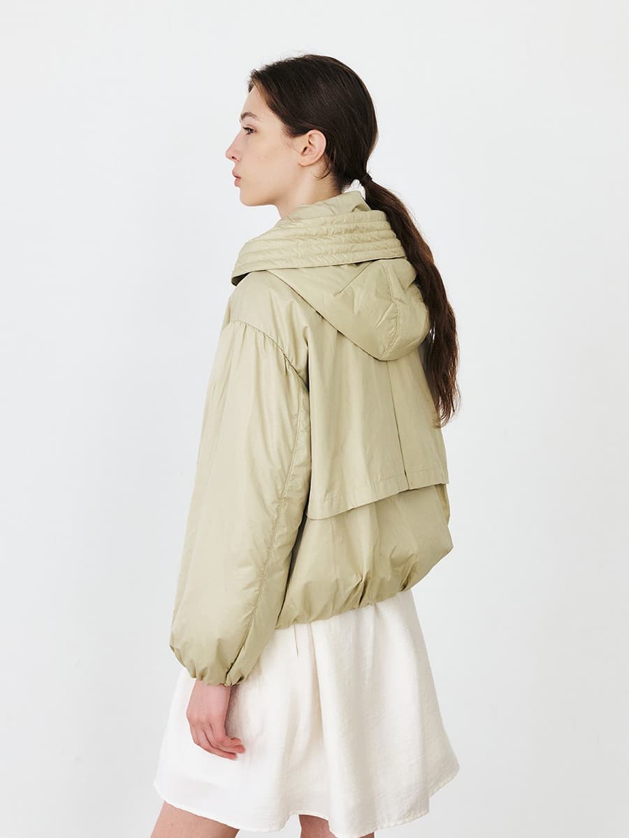 TFF SHIRRING VOLUME BOMBER_BEIGE — vue 4