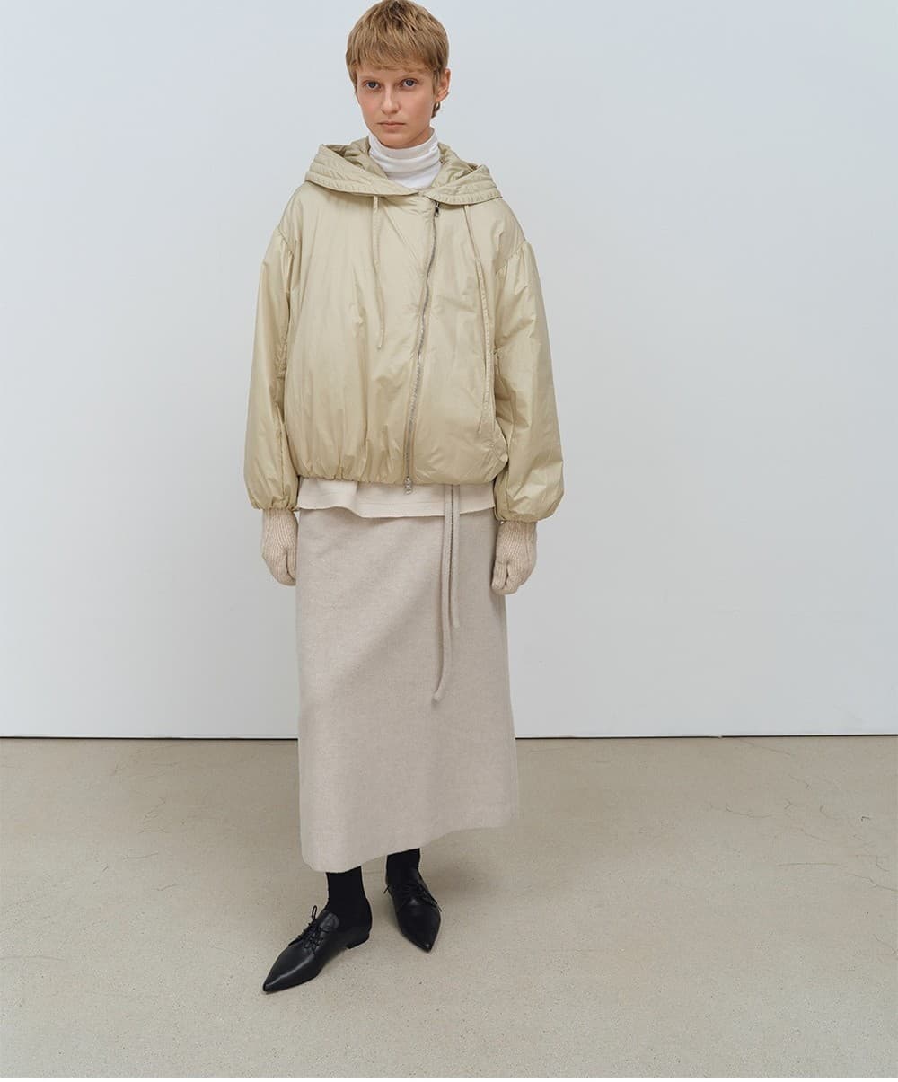 TFF SHIRRING VOLUME BOMBER_BEIGE — vue 8