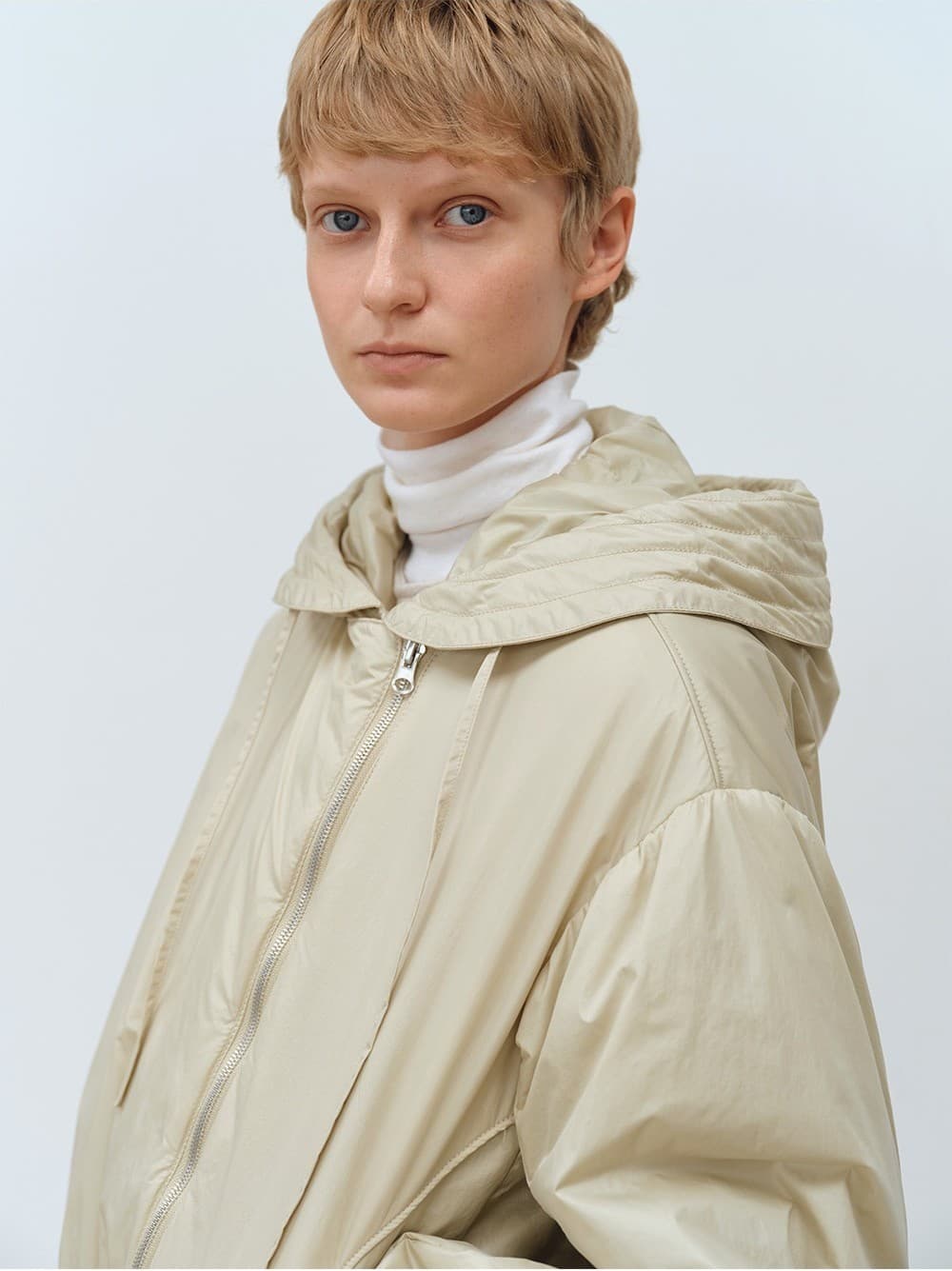 TFF SHIRRING VOLUME BOMBER_BEIGE — vue 10