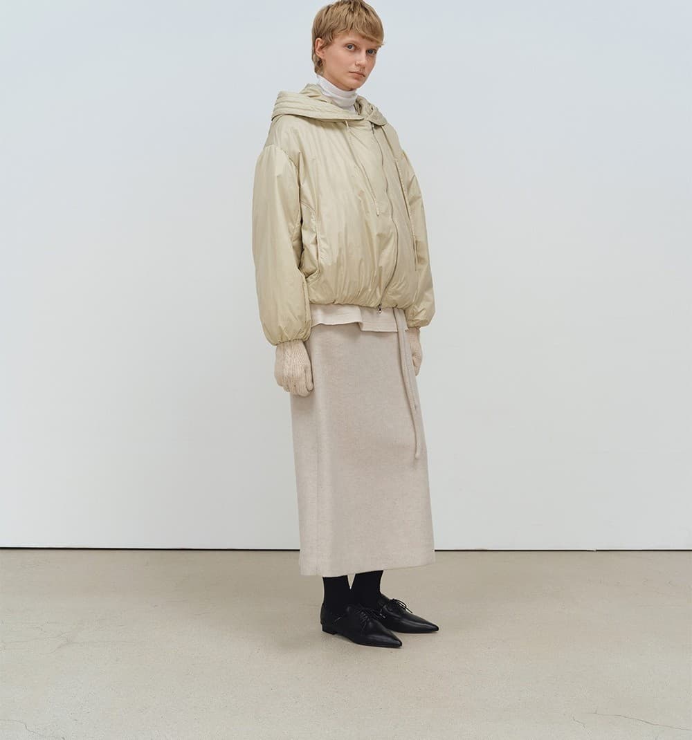 TFF SHIRRING VOLUME BOMBER_BEIGE — vue 11