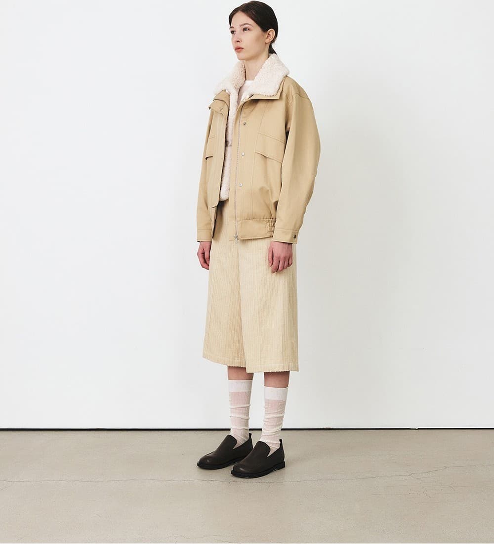 TFF DIVIDED FUR LAYER BOMBER_Y-BEIGE — vue 7
