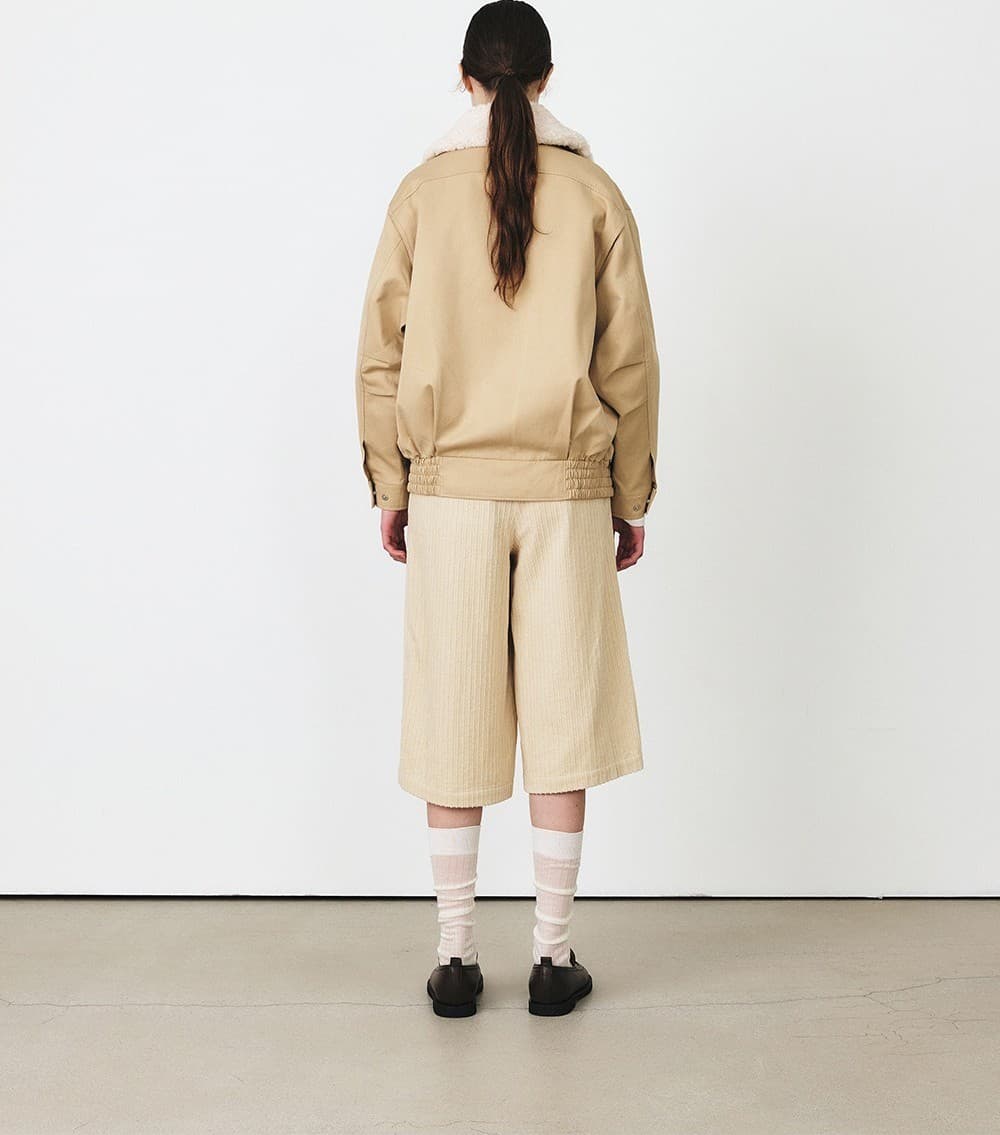 TFF DIVIDED FUR LAYER BOMBER_Y-BEIGE — vue 8