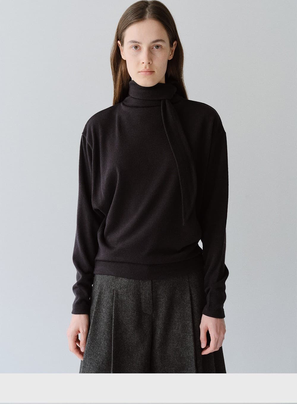 TFW WOOL MUFFLER TOP_BLACK — vue 8