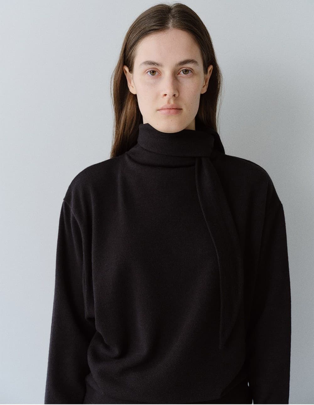 TFW WOOL MUFFLER TOP_BLACK — vue 10