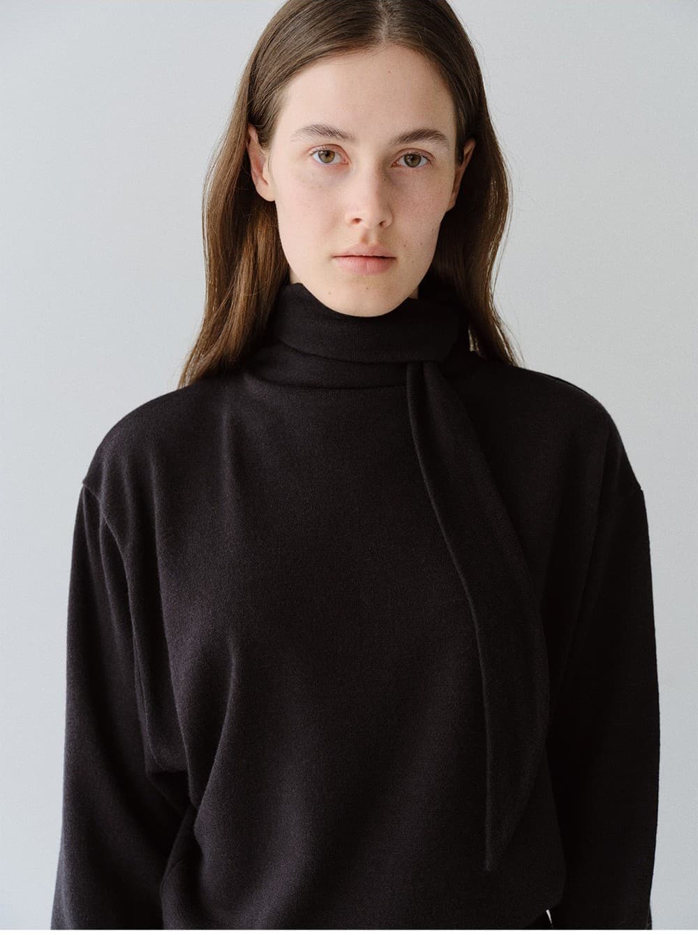 TFW WOOL MUFFLER TOP_BLACK — vue 11