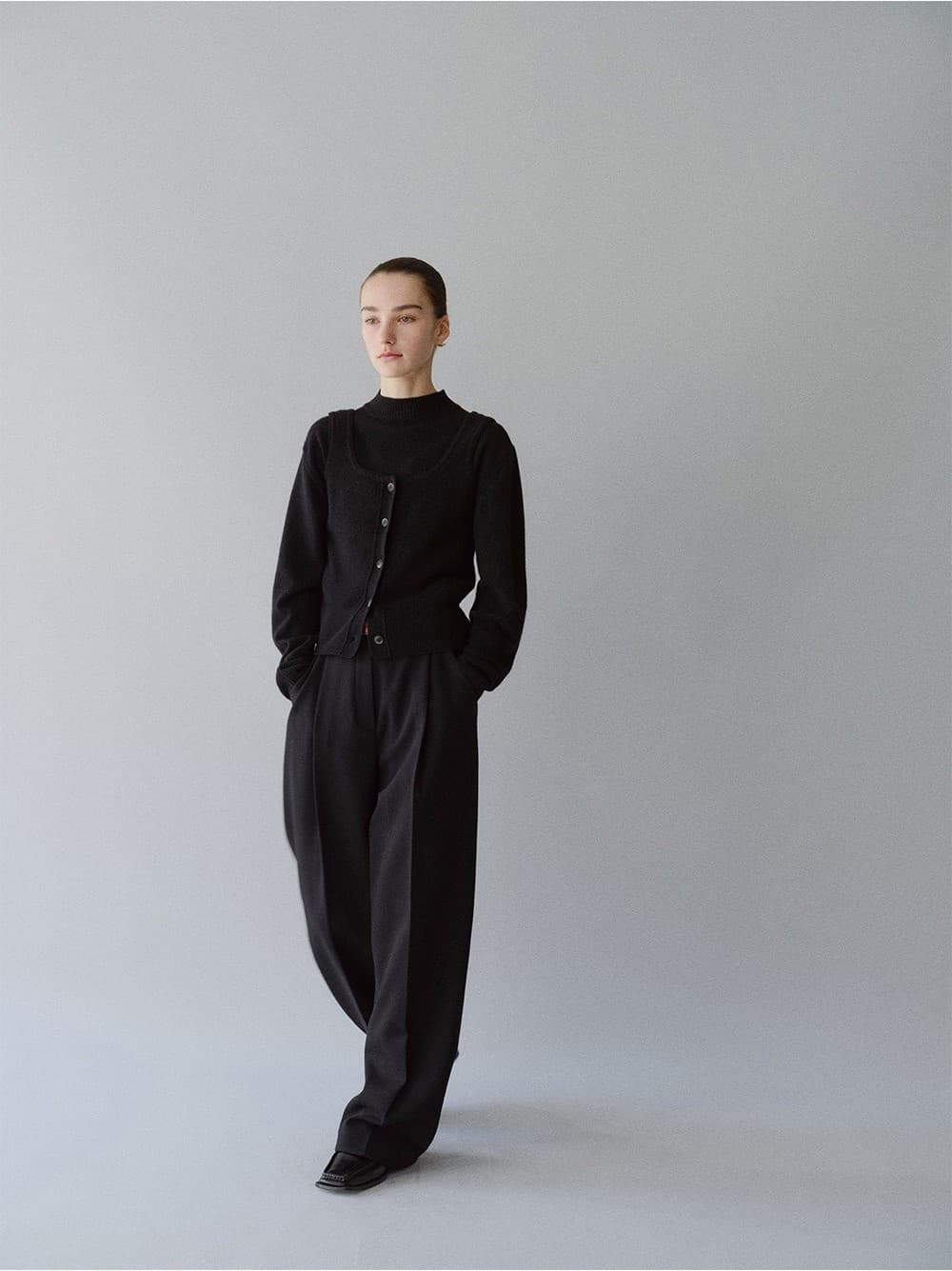 TFW BUSTIER SET-UP KNIT TOP_BLACK — vue 8