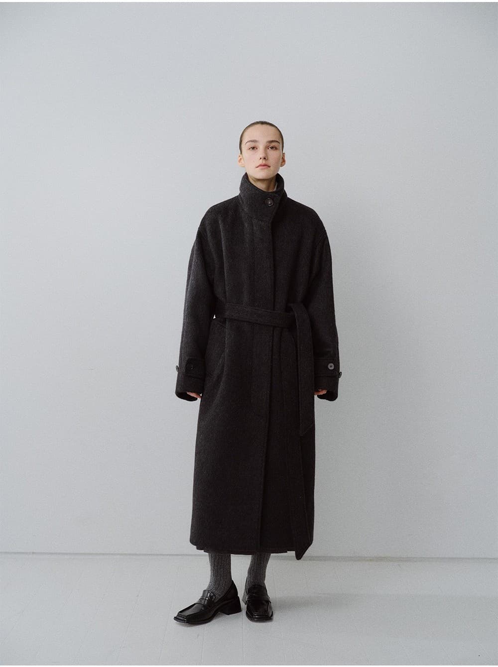 TFW YAK WOOL HIGH NECK COAT_CHARCOAL — vue 10