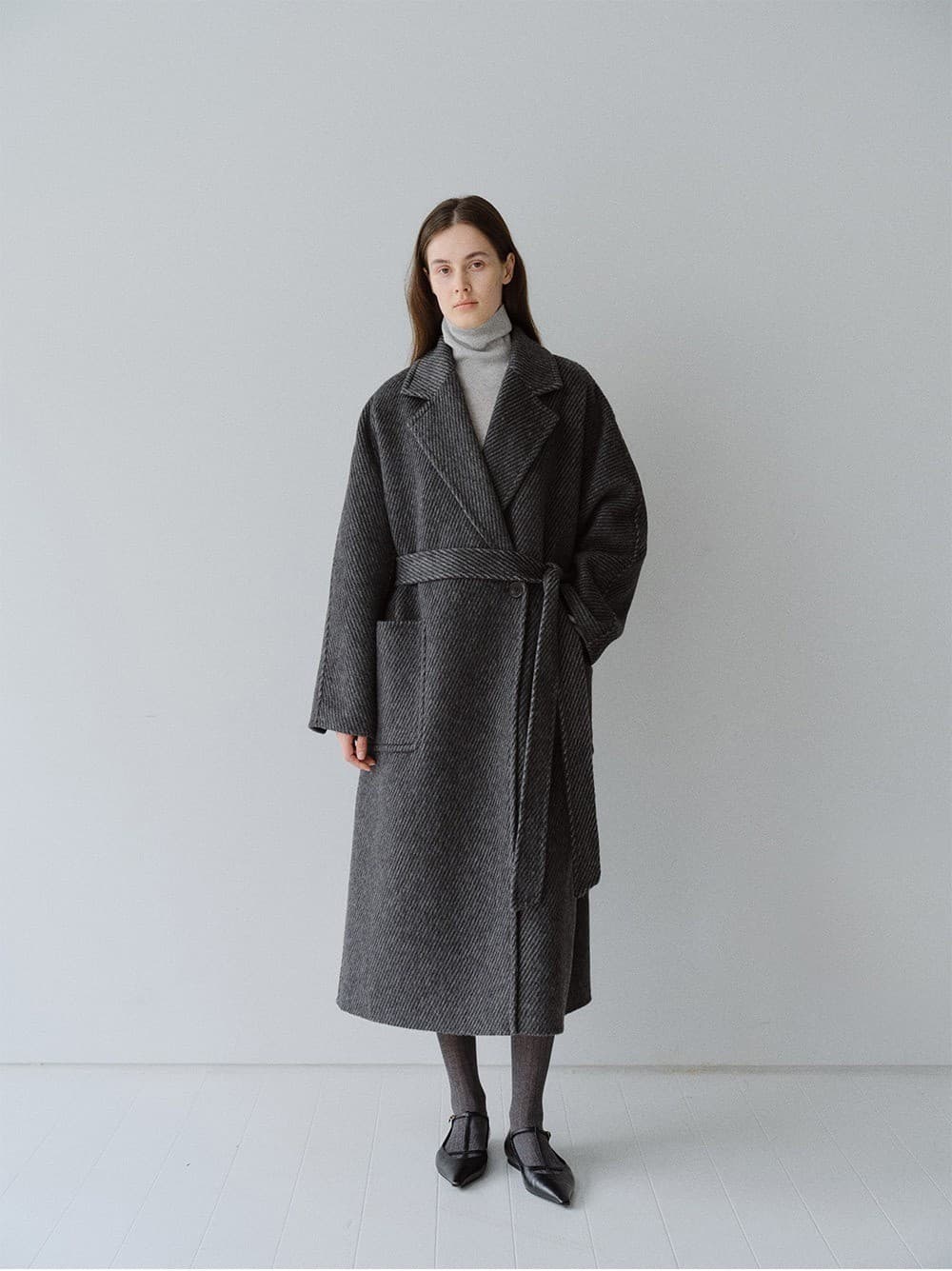 TFF ALPACA LARGO COAT_GREY TWILL — vue 5