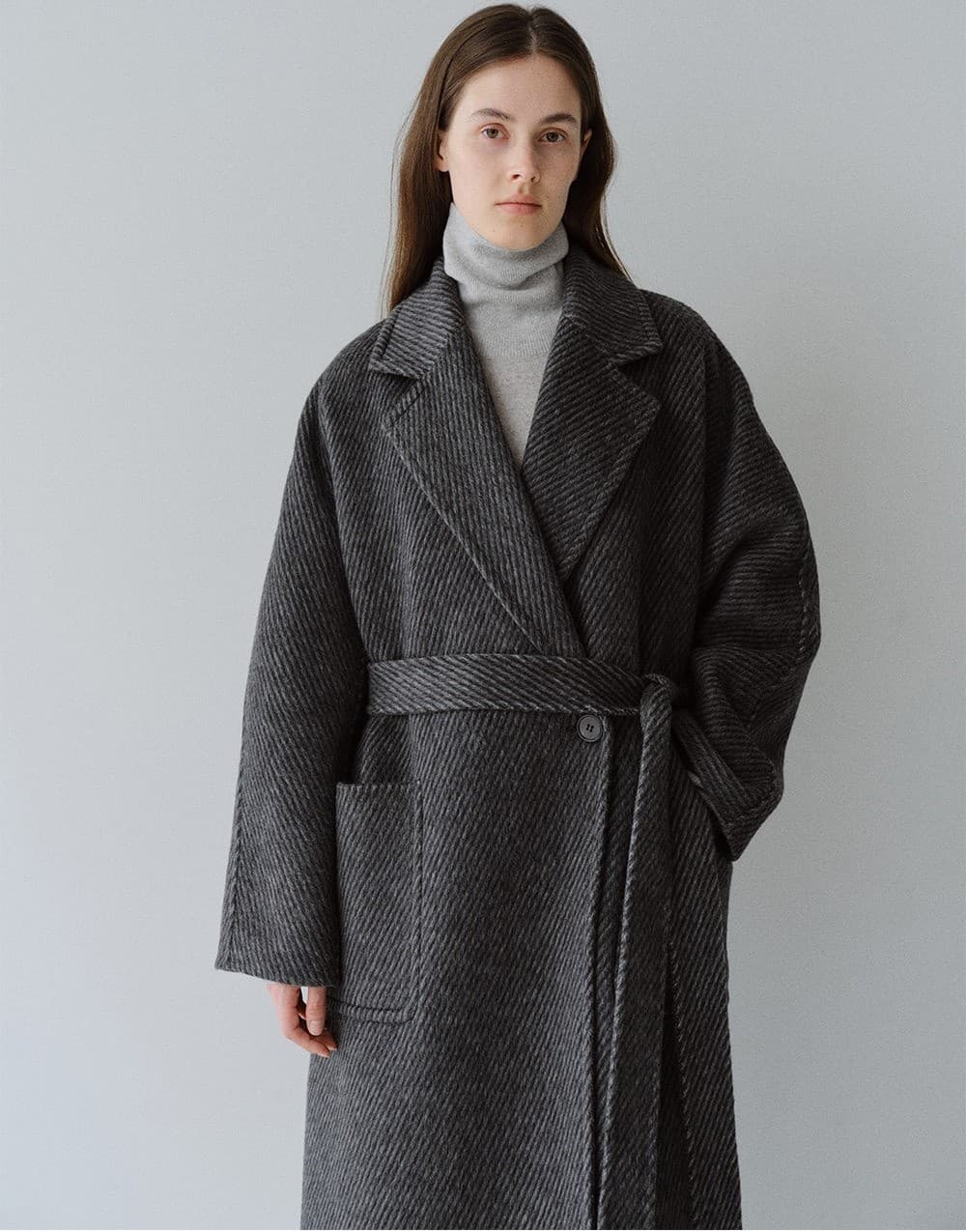 TFF ALPACA LARGO COAT_GREY TWILL — vue 6