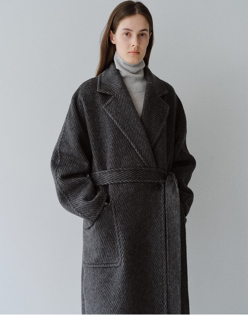 TFF ALPACA LARGO COAT_GREY TWILL — vue 9