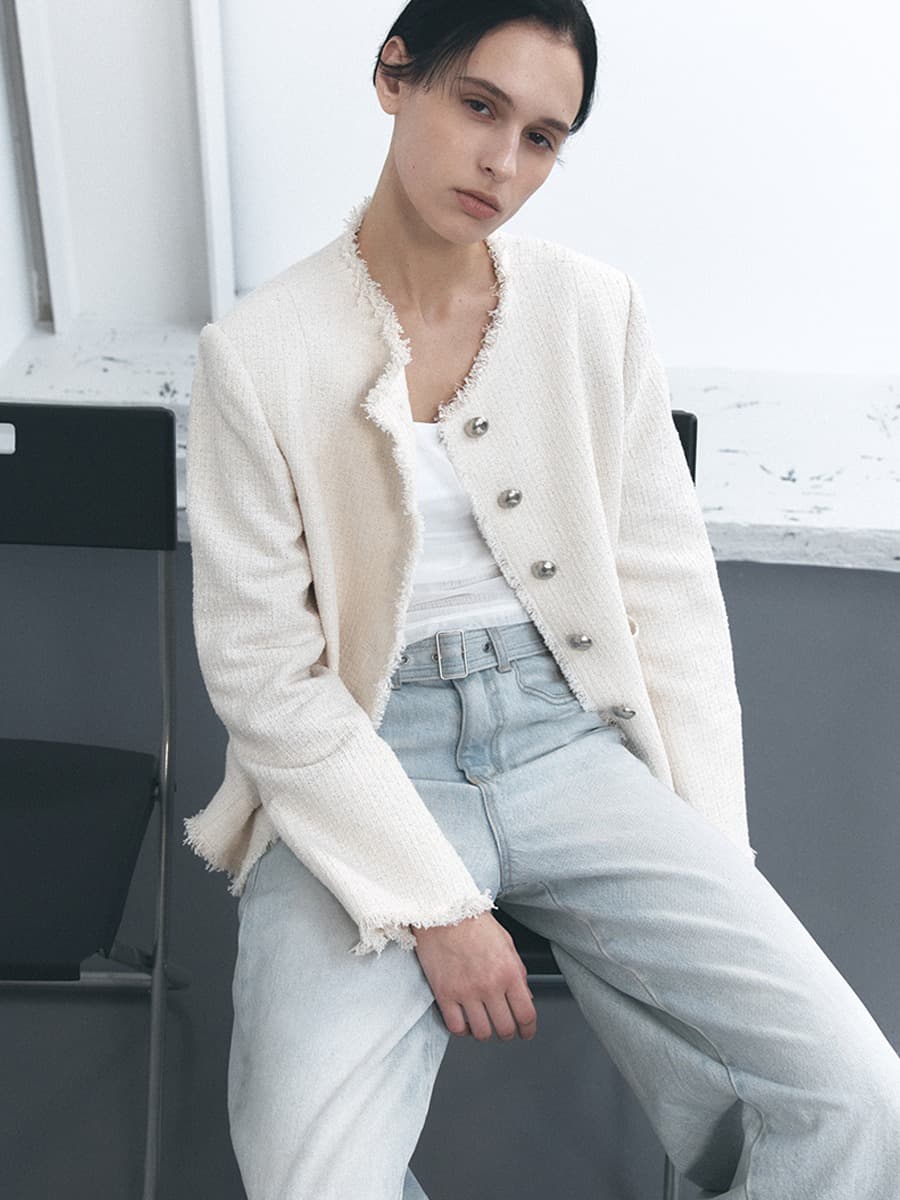 TVS BELTED LOOSE FIT DENIM_LIGHT-BLUE — vue 3