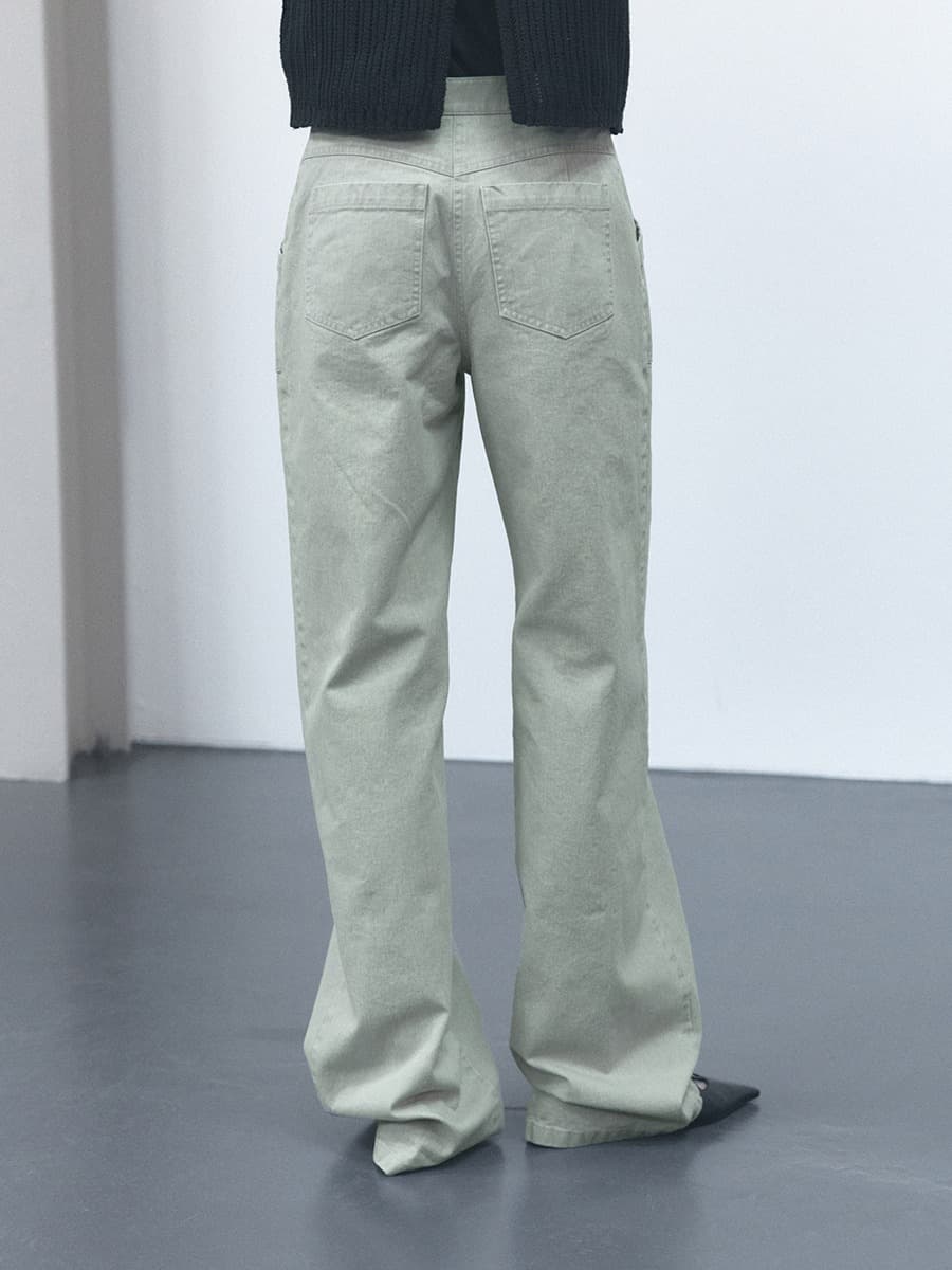 TVS RIVET WASHING PANTS_MINT — vue 4