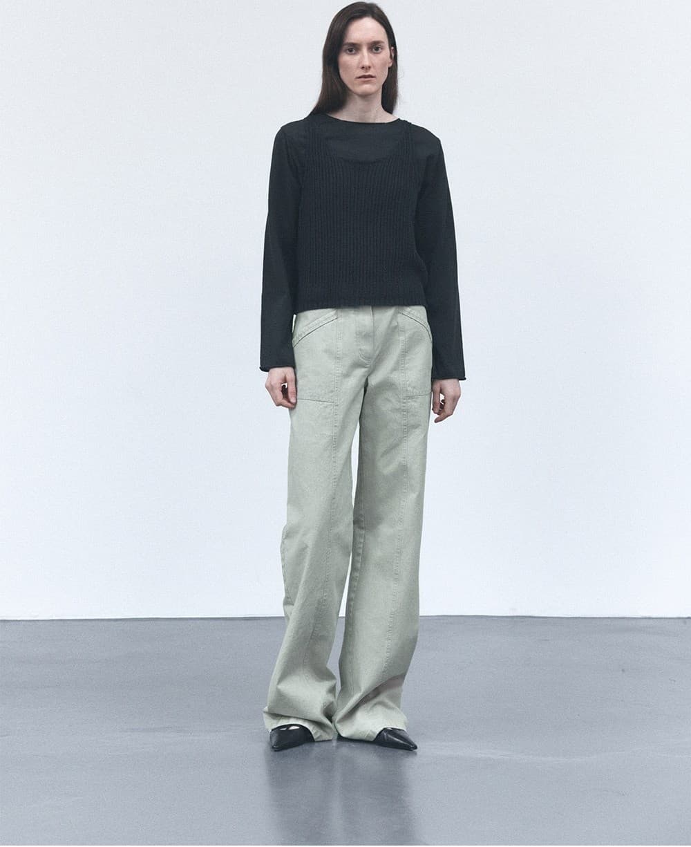 TVS RIVET WASHING PANTS_MINT — vue 6